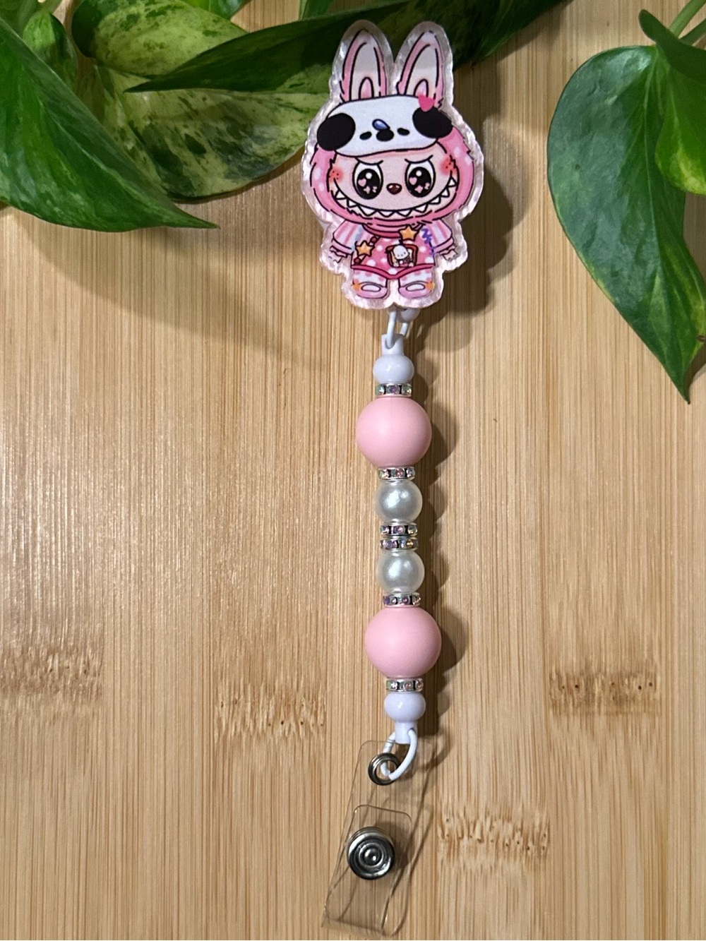 💜✨ Labubu Velcro Badge Buddy / Interchangeable Badge Topper